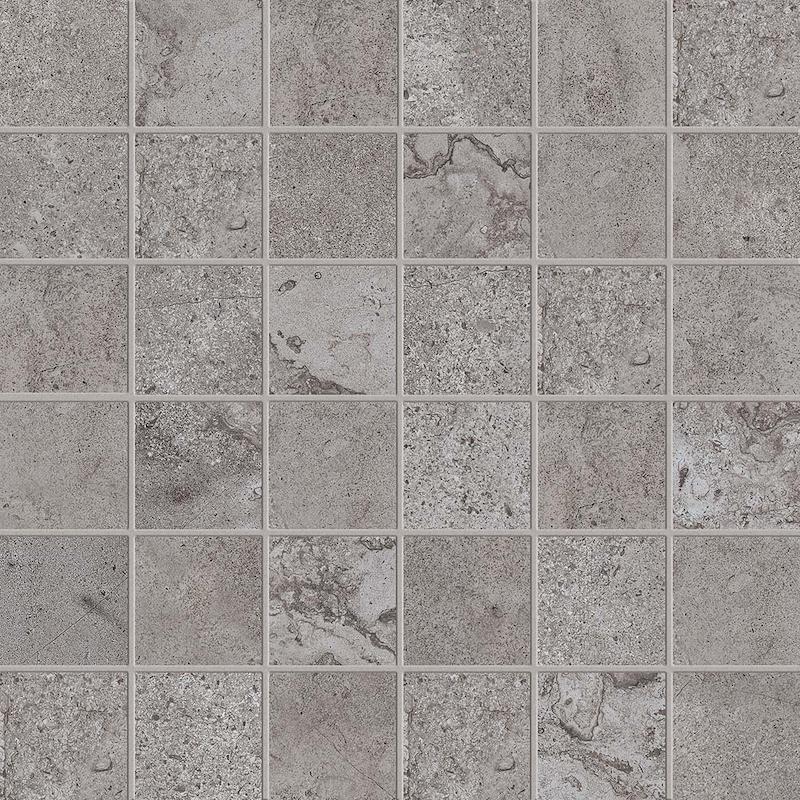 ABK ALPES RAW Mosaico Quadretti Lead  30x30 cm 8.5 mm Matt 