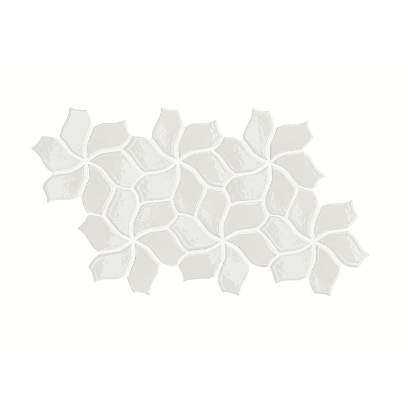 Mutina BOTANICA FLOWER WHITE  23,1x40,3 cm 9 mm Glossy 