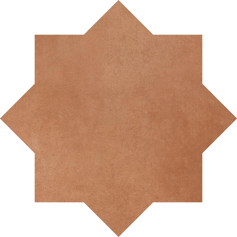 CERDOMUS Crete Star Terracotta  19,6x19,6 cm 9 mm Matt 