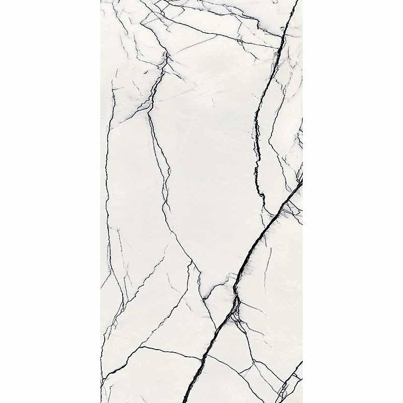 Architectural Design B&W MARBLE BREACH  120x240 cm 6 mm High Glossy 