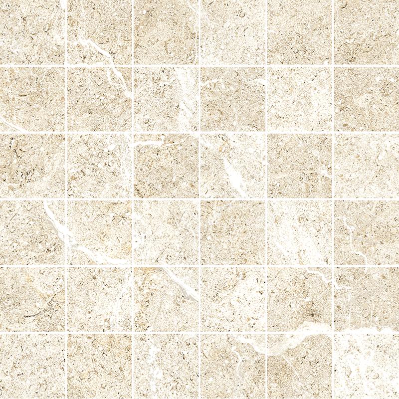 Tuscania HOLYSTONE Mosaico Asimmetrico White  30x30 cm 9.5 mm Matt 