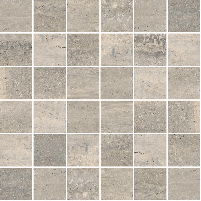 Marazzi MYSTONE TRAVERTINO Silver Mosaico  30x30 cm 10.5 mm Matt 