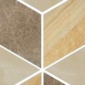 MOSAICO T3 3D MARRONE/ORO/BEIGE