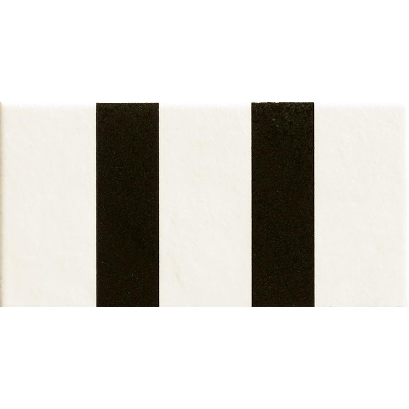 Mutina MATTONELLE MARGHERITA PARALLEL BLACK  20,5x10,1 cm 10 mm Silk Semi Glossy 