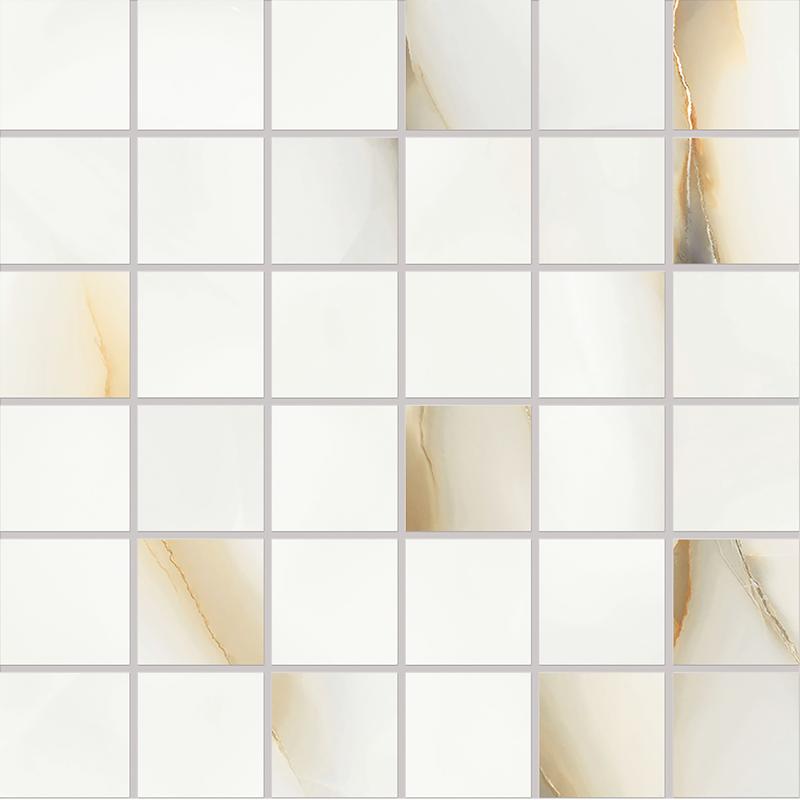 EMIL TELE DI MARMO PURE ONYX Mosaico Perla  30x30 cm 9 mm Geschuurd 